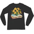 Daffodils Flowers Book Floral Unisex Long Sleeve T-Shirt Daffodils Flowers Book Floral Unisex Long Sleeve T-Shirt