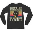 I Don't Like Morning People Introvert Introverted Antisocial Unisex Long Sleeve T-Shirt