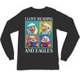 Eagle Love Reading And Eagles Child Book Lover Unisex Long Sleeve T-Shirt