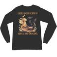 Easily Distracted By Books & Dragons Librarian Book Lover Unisex Long Sleeve T-Shirt