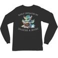 Easily Distracted By Dragons And Books Introvert Shirt Unisex Long Sleeve T-Shirt