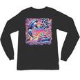 EAT THE RICH 90S NOSTALGIA WHALE ORCA YAHCT RETRO Unisex Long Sleeve T-Shirt