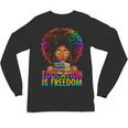 Education Is Freedom Teacher Books History Month Unisex Long Sleeve T-Shirt Education Is Freedom Teacher Books History Month Unisex Long Sleeve T-Shirt