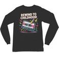 Elder Millennials Embracing 90s Rewind Nostalgia Vibes Unisex Long Sleeve T-Shirt Elder Millennials Embracing 90s Rewind Nostalgia Vibes Unisex Long Sleeve T-Shirt