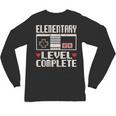 Elementary Level Complete Gamer Class Of 2025 Graduation Unisex Long Sleeve T-Shirt