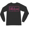 Esthetician Est 2025 Skin Care Specialist Graduation Unisex Long Sleeve T-Shirt