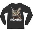 Ew People Cat Tabby Cat Antisocial Grumpy Introvert Unisex Long Sleeve T-Shirt