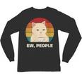 Ew People Introvert Cat Lover Crazy Colorful Cat Lady Unisex Long Sleeve T-Shirt Ew People Introvert Cat Lover Crazy Colorful Cat Lady Unisex Long Sleeve T-Shirt