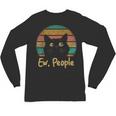 Ew People Retro Cat Lover Social Introvert Unisex Long Sleeve T-Shirt Ew People Retro Cat Lover Social Introvert Unisex Long Sleeve T-Shirt