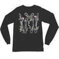 Floral Surgical Tech Surgery Medical Med School Graduation Unisex Long Sleeve T-Shirt