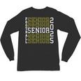 Football Senior Night Football Senior 2025 Graduation 56 Unisex Long Sleeve T-Shirt
