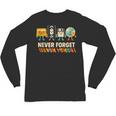 Never Forget Retro Cassette VHS Floppy CD Nostalgia Humor Unisex Long Sleeve T-Shirt Never Forget Retro Cassette VHS Floppy CD Nostalgia Humor Unisex Long Sleeve T-Shirt