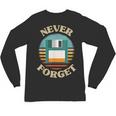 Never Forget Retro Diskette Nostalgia Vintage Unisex Long Sleeve T-Shirt