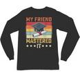My Friend Mastered It Master's Degree Graduation Vintage Unisex Long Sleeve T-Shirt