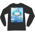 Frutiger Aero Aesthetic Tech Book Butterfly Unisex Long Sleeve T-Shirt