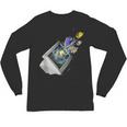 Frutiger Aero Aesthetic Tech Computer Aquarium Fishes Unisex Long Sleeve T-Shirt