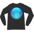 Frutiger Aero Aesthetic Tech Orb Fishes Unisex Long Sleeve T-Shirt