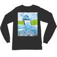 Frutiger Aero Aesthetic Tech Water Fishes Monitor Screen Unisex Long Sleeve T-Shirt Frutiger Aero Aesthetic Tech Water Fishes Monitor Screen Unisex Long Sleeve T-Shirt