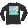 Frutiger Aero Y2k Aesthetic Palm Trees Cyber Beach World Unisex Long Sleeve T-Shirt