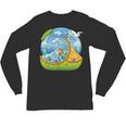 Frutiger Aero Y2K Fashion Trends Statement Piece Tech Orange Unisex Long Sleeve T-Shirt