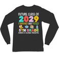 Future Class Of 2029 I Survived Passed 5th Grade Graduation Unisex Long Sleeve T-Shirt