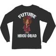 Future HBCU Grad Girl Wearing Graduation Gown Unisex Long Sleeve T-Shirt
