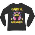 Gamer Girl Graduate Shirt Girls Kids Gamer Graduation Unisex Long Sleeve T-Shirt