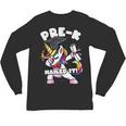 Girls Dabbing Unicorn Pre-K PreSchool Nailed It Graduation Unisex Long Sleeve T-Shirt