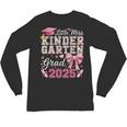 Girls Little Miss Kindergarten Grad 2025 Coquette Graduation Unisex Long Sleeve T-Shirt