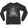 Girls Loves Dragon Books Fantasy Girls Kids Toddler Women Unisex Long Sleeve T-Shirt
