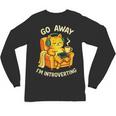 Go Away I'm Introverting Cat Coffee Headphones Unisex Long Sleeve T-Shirt Go Away I'm Introverting Cat Coffee Headphones Unisex Long Sleeve T-Shirt