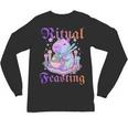 Goth Capybara Ramen Ritual Feasting Soft Introvert Art Unisex Long Sleeve T-Shirt Goth Capybara Ramen Ritual Feasting Soft Introvert Art Unisex Long Sleeve T-Shirt