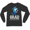 Grad Class Of 2025 Boys Shark Graduation Graduated Unisex Long Sleeve T-Shirt