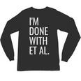 Grad Student Dissertation Thesis PhD Graduation Unisex Long Sleeve T-Shirt
