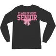 Graduate 2025 Class Of 2025 Senior Coquette Bow Graduation Unisex Long Sleeve T-Shirt
