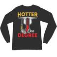 Graduation 2024 Hotter By One Degree Shirt Class Of 24 Unisex Long Sleeve T-Shirt