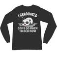 Graduation Animal Zoo Panda Bear I Graduated Panda Student Unisex Long Sleeve T-Shirt