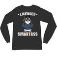 Graduation Penguin Licensed Smartass Graduate Unisex Long Sleeve T-Shirt