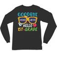 Graduation Shirt Goodbye Kindergarten Hello 1st Grade School Unisex Long Sleeve T-Shirt