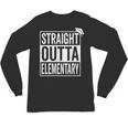 Graduation Shirt Straight Outta Elementary Unisex Long Sleeve T-Shirt