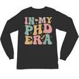 Groovy In My Phd Era Doctorate Graduation Unisex Long Sleeve T-Shirt