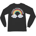I Hate Everybody Rainbow Sarcastic Grumpy Introvert Unisex Long Sleeve T-Shirt