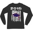 High School GraduationShirt Flag College Graduation Unisex Long Sleeve T-Shirt