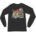 Hockey And Tacos Retro Nostalgia Lovers Unisex Long Sleeve T-Shirt Hockey And Tacos Retro Nostalgia Lovers Unisex Long Sleeve T-Shirt