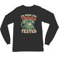 I'm From The 1900s This Is How We Texted Rotary Dial Phone Unisex Long Sleeve T-Shirt