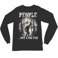 Introvert Bigfoot People Not A Big Fan Dad Joke Unisex Long Sleeve T-Shirt