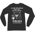 Introvert Cat Coffee Sarcastic Dark Humor Focus Meme Graphic Unisex Long Sleeve T-Shirt Introvert Cat Coffee Sarcastic Dark Humor Focus Meme Graphic Unisex Long Sleeve T-Shirt
