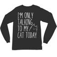 Introvert Cat Lover Kitten Kitty Cat Mom Cat Dad Pet Lover Unisex Long Sleeve T-Shirt