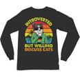 Introvert Cats Sarcasm Cat Lover Introverts Unisex Long Sleeve T-Shirt