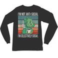 Introvert Selectively Social Anti-Social Shy Unisex Long Sleeve T-Shirt Introvert Selectively Social Anti-Social Shy Unisex Long Sleeve T-Shirt